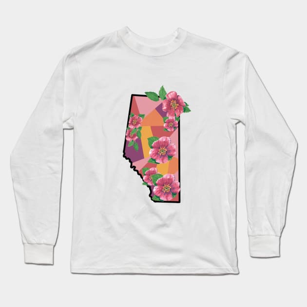 Alberta Long Sleeve T-Shirt by KaiVerroDesigns